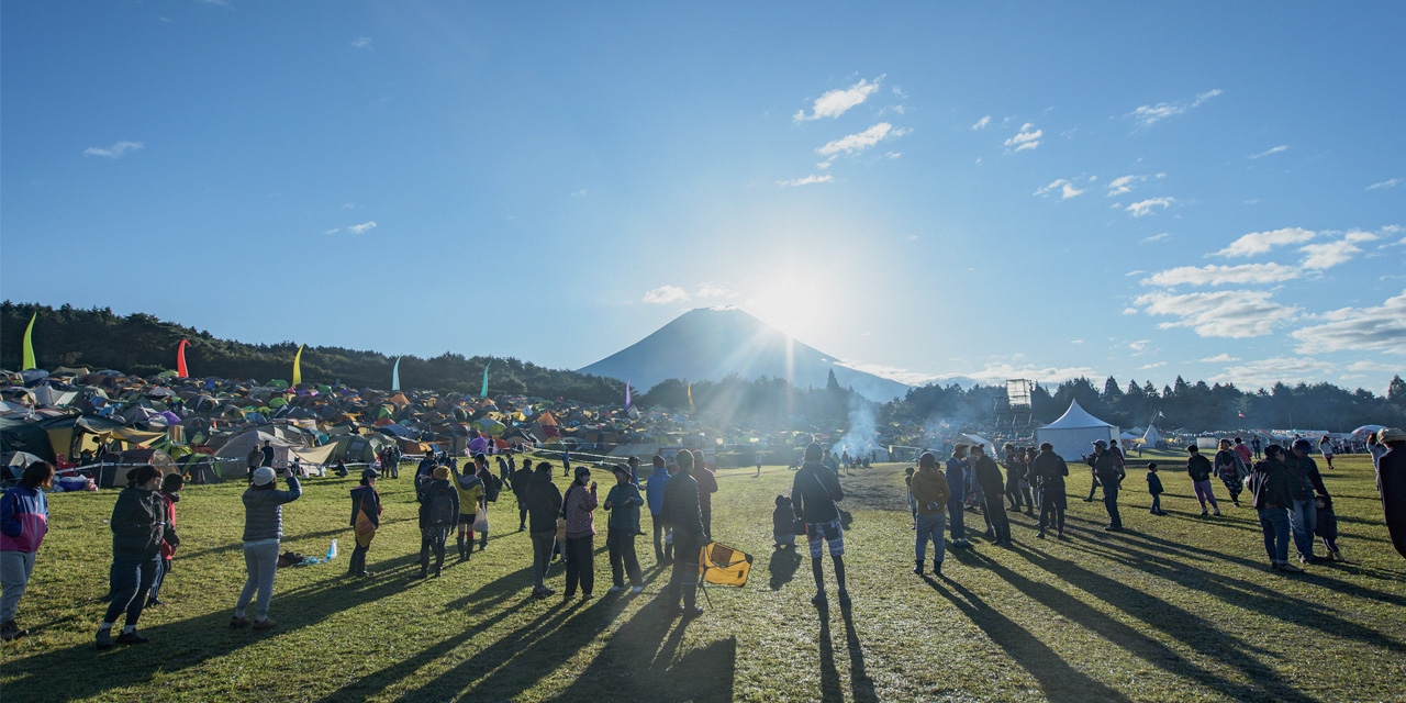富士山からの日の出