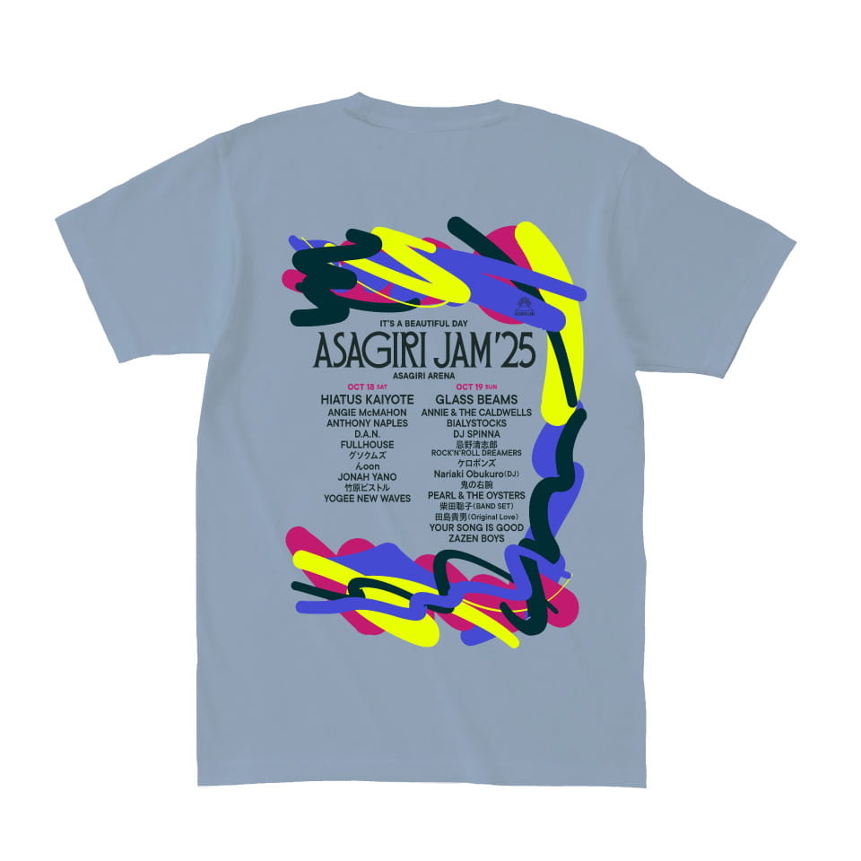 ASAGIRI JAM'25 オフィシャルTシャツ イメージ
